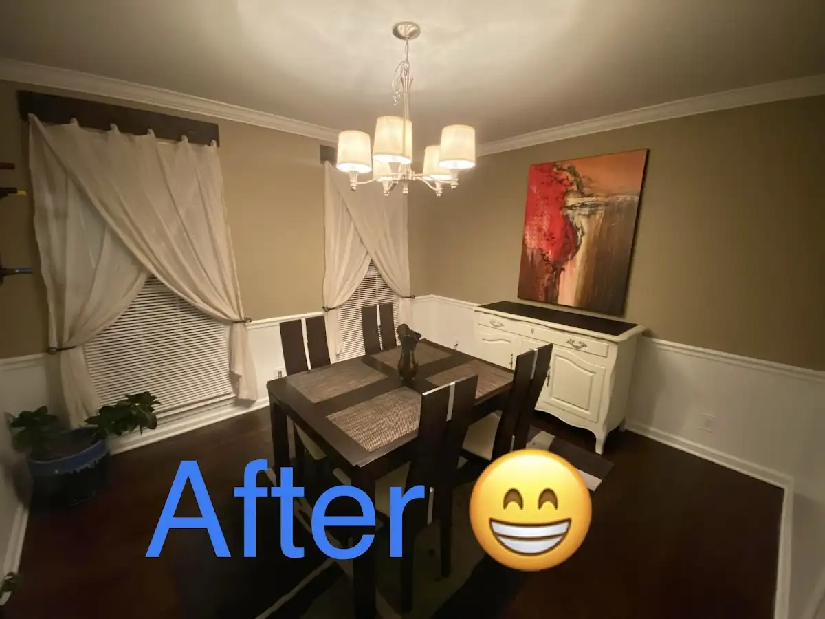 Professional dining room restoration after water damage in Portage